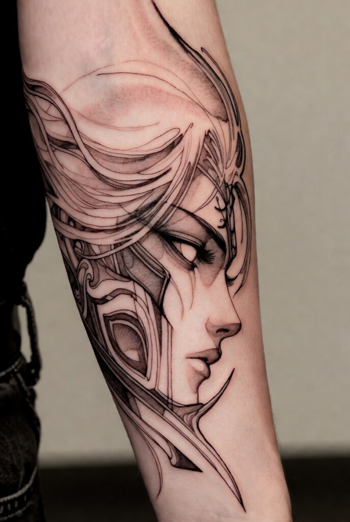 anime tattoo