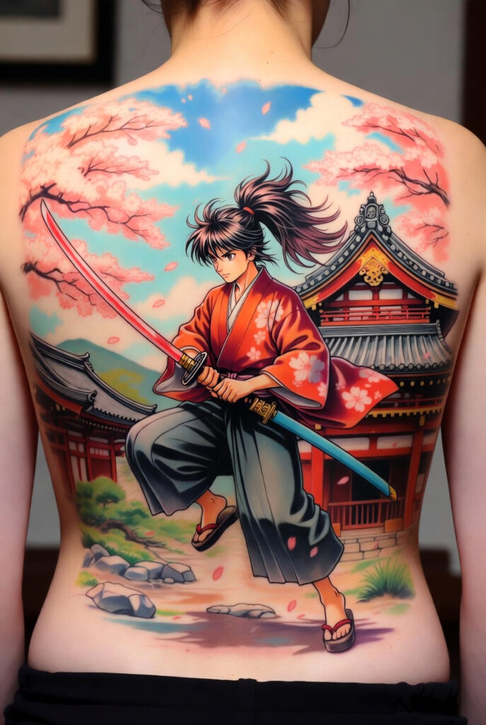 manga tattoo
